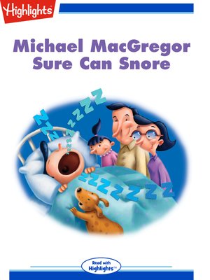 cover image of Michael MacGregor Sure Can Snore